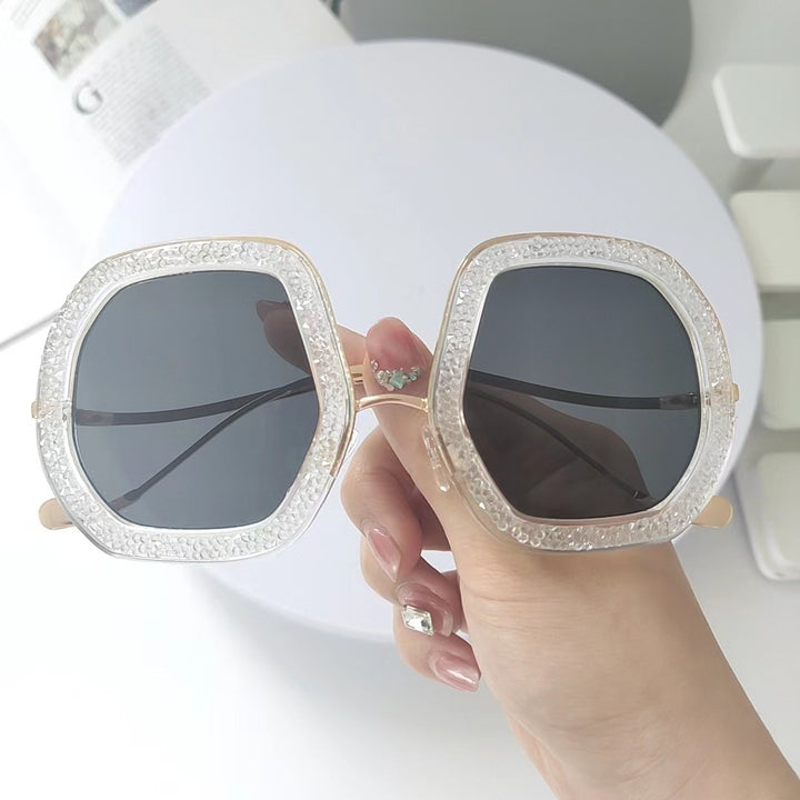 Ladies extravagant sunglasses with sparkling frame Stornfield