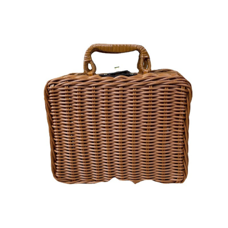 Women braided cosmetic and storage case Stornfield
