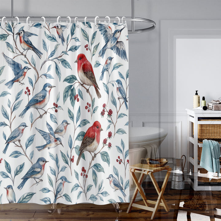Coastal Marine-Inspired Shower Curtain Stornfield