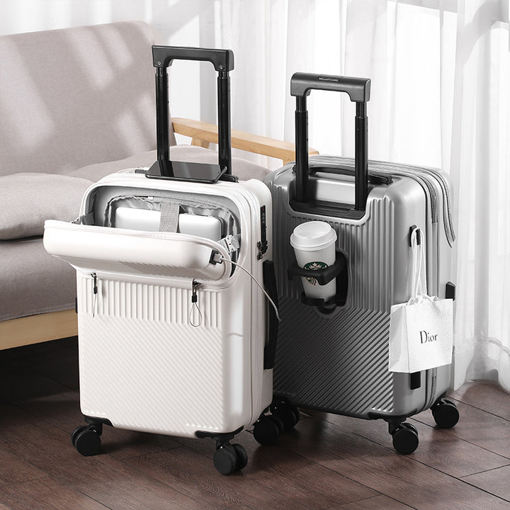 Unisex Smart Tech Compact Carry-On Suitcase Stornfield