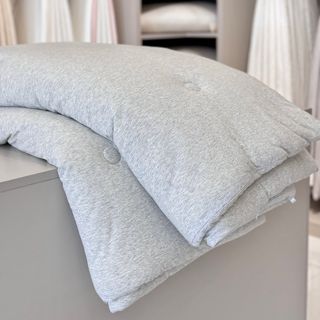 Jersey-Knit Cotton-Blend All-Season Comforter