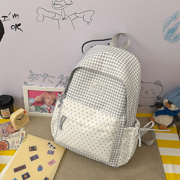Chic Plaid Backpack Stornfield