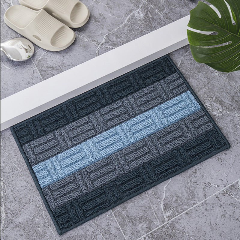 Geometric Pattern Bath Mat