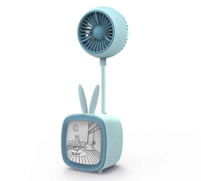 Unisex Cute Bunny-Themed Rechargeable Desk Fan Stornfield