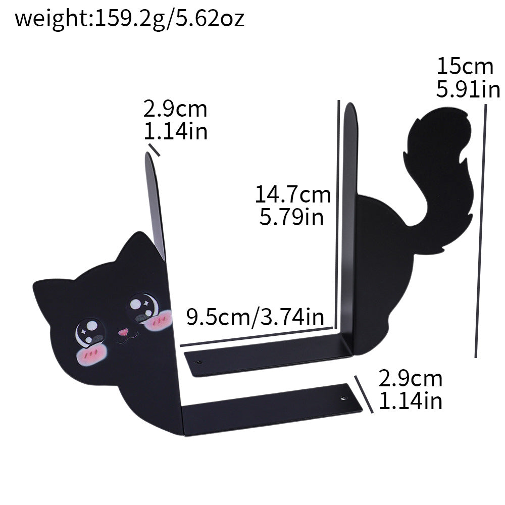 Cat-Themed Bookend