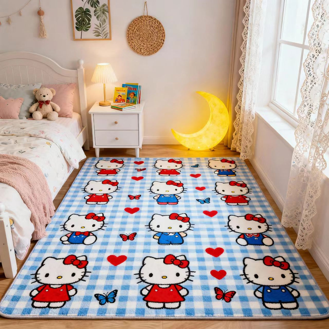 Hello Kitty-Themed Plush Floor Mat Stornfield