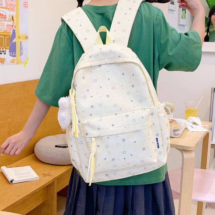 Cute Star-Patterned School Backpack Stornfield