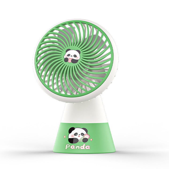 Women Portable Handheld Fan with Cute Panda Design Stornfield