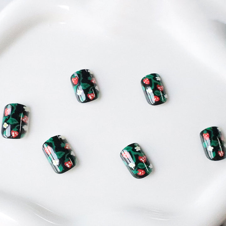 Strawberry Garden Nail Art Stornfield