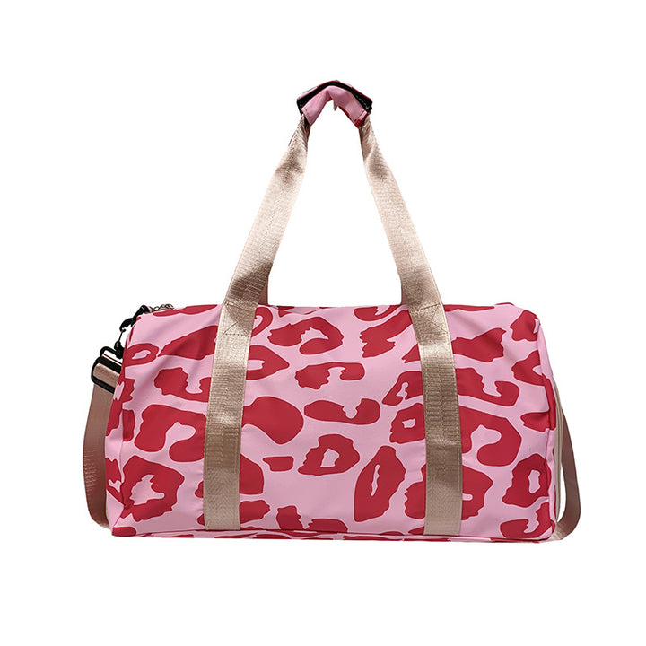 Fashionable Zebra Patterned Gym Duffle Bag Stornfield