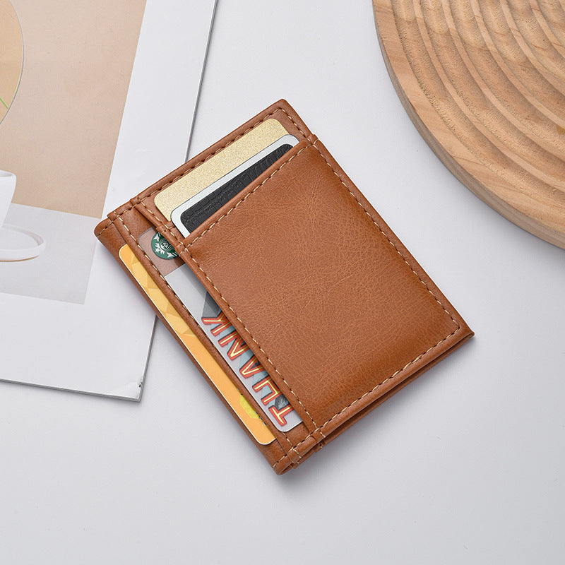 Premium Leather Slim Card Holder Stornfield