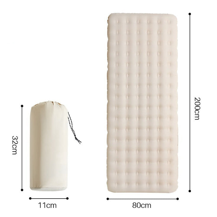 insulated lightweight inflatable camping sleeping pad with quilted tufted top Stornfield