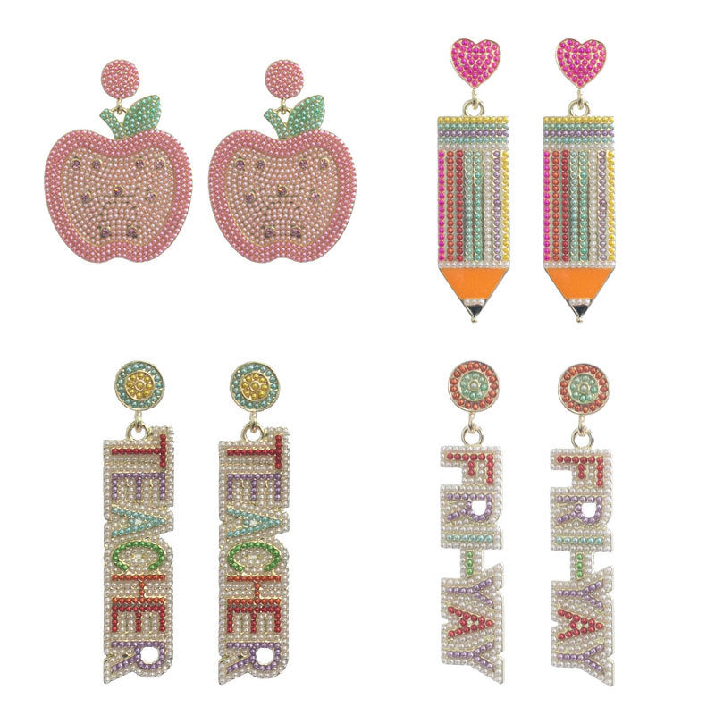 Artistic Beaded Dangle Earrings Stornfield