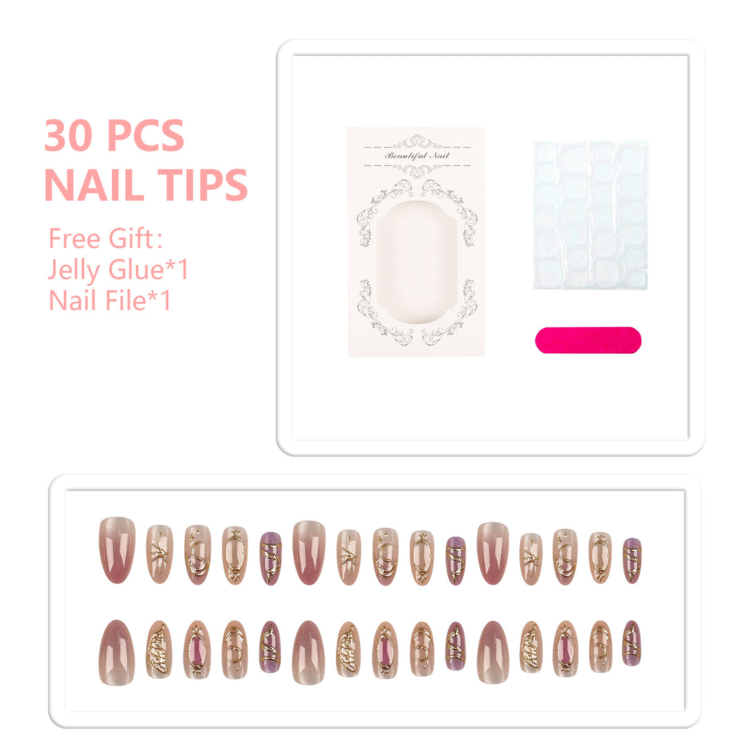 Premium Decorative Nail Tip Set