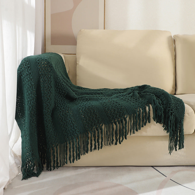 Cozy Knit Throw Blanket
