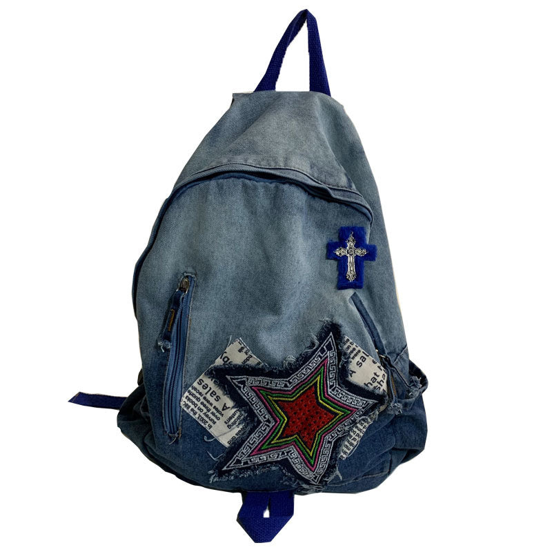 Artistic Denim School Backpack Stornfield