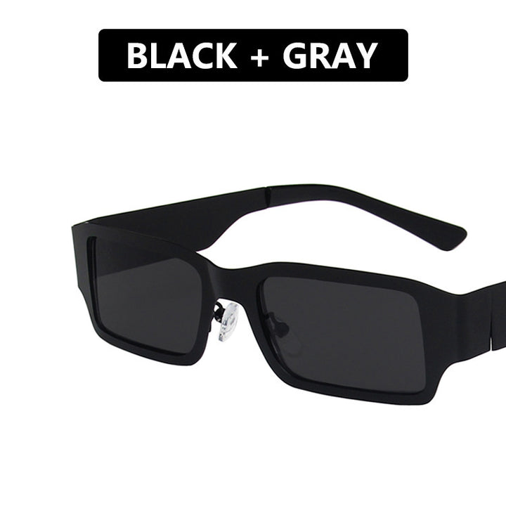 Women's geometric sunglasses with protective UV filter and sturdy metal frame Stornfield
