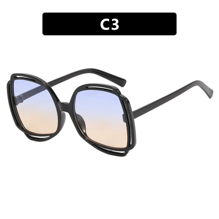 Women's oversized sunglasses in stylish retro design Stornfield