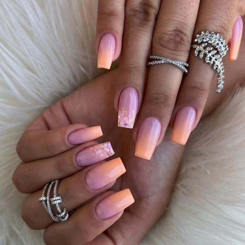 Elegant Ombre Press-On Nail Extensions Stornfield
