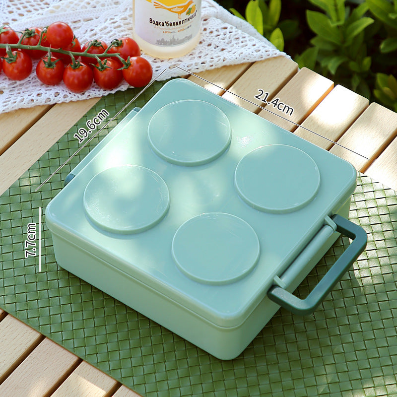 Multi-Section Portable Lunch Box