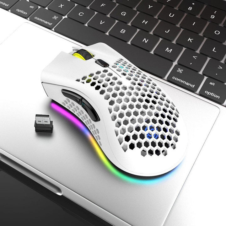 Ergonomic Gaming Mouse with Fast-Response Sensor System and Rgb Lighting Stornfield