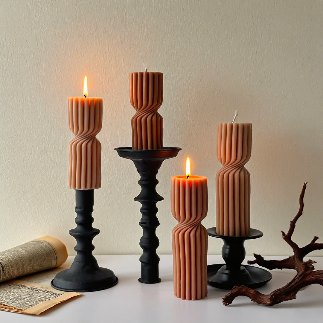 Unique Twisted Candle Holder