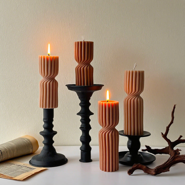 Unique Twisted Candle Holder