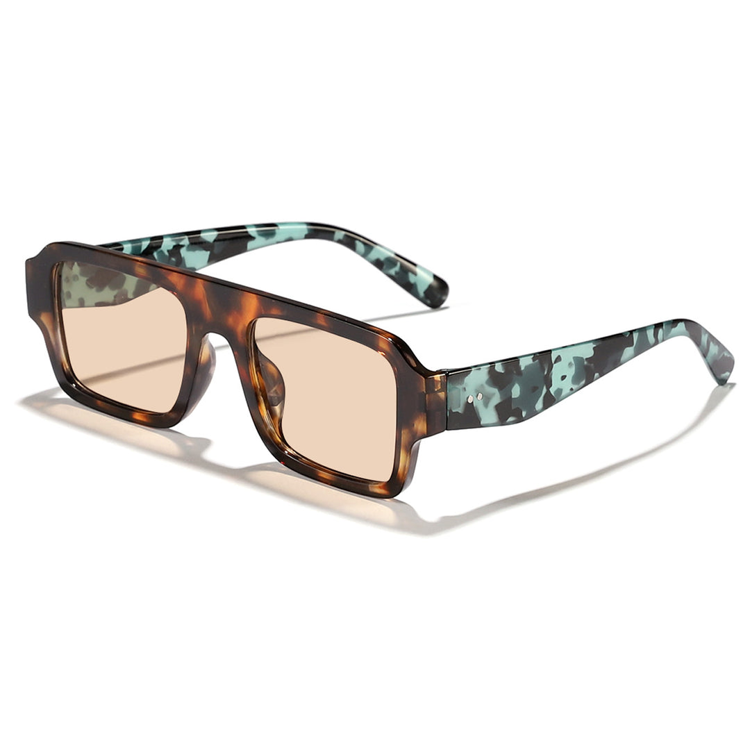 Women's modern square sunglasses with sturdy plastic frame Stornfield