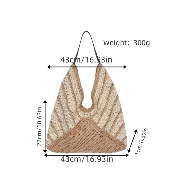 Tote bag with geometric structure design Stornfield