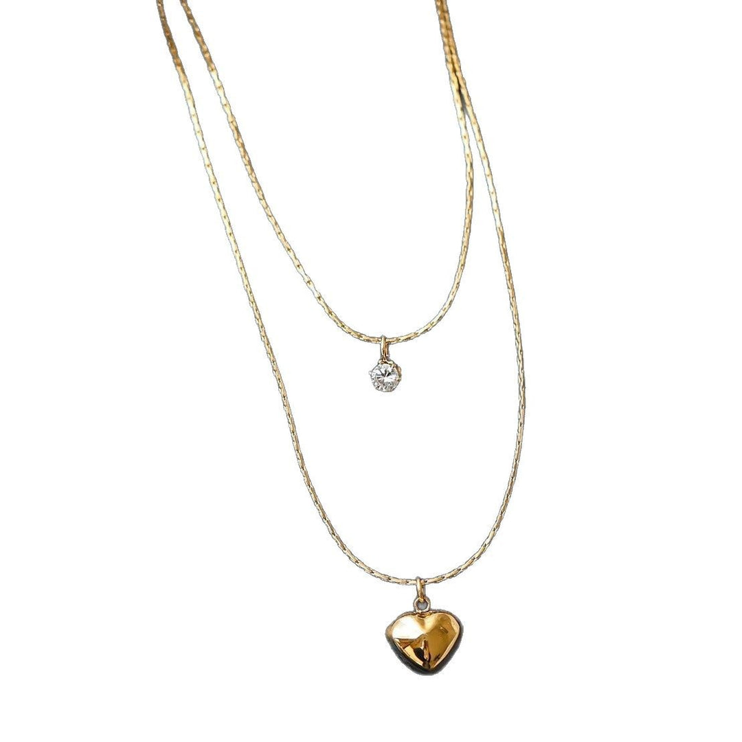 Heart Charm Layered Necklace Stornfield