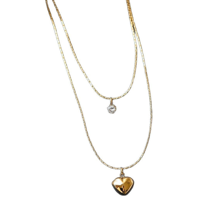 Heart Charm Layered Necklace Stornfield