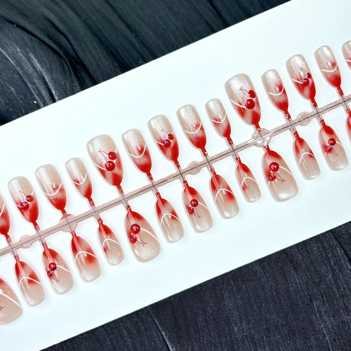 Cherry Blossom Press-On Nail Art Set