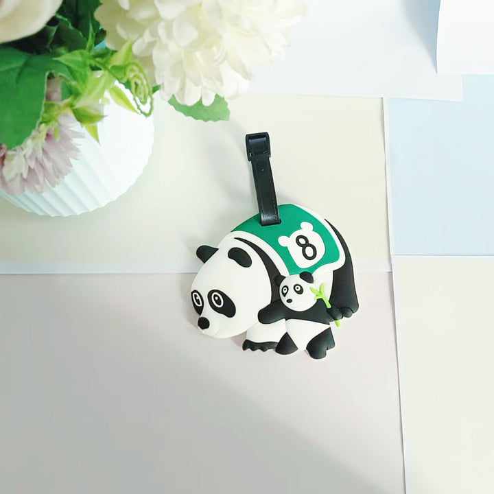 Unisex Luggage Tag in Cute Panda Design Bowlift