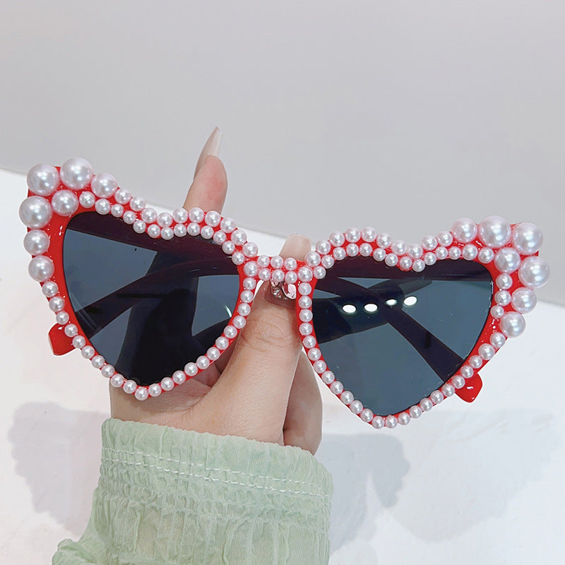 Cat-Eye Pearl-Embellished Sunglasses Stornfield