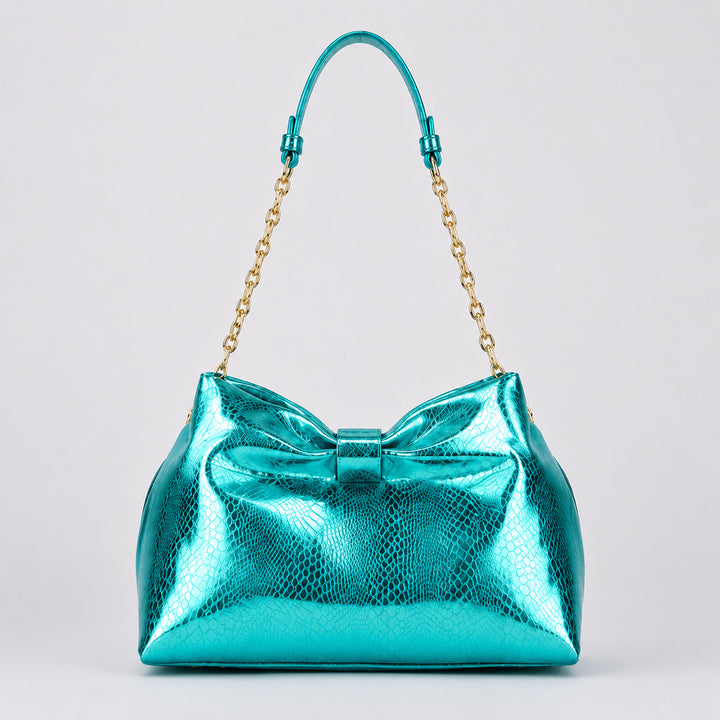 Decorative Metallic Handbag