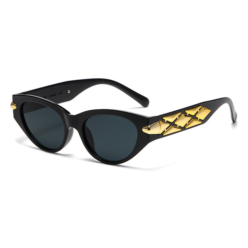Women's Cat-Eye Sunglasses with Luxurious Accents and Unique Design Stornfield
