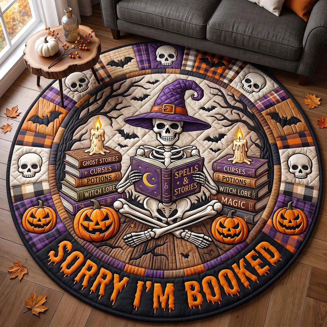 Halloween Themed Round Area Rug
