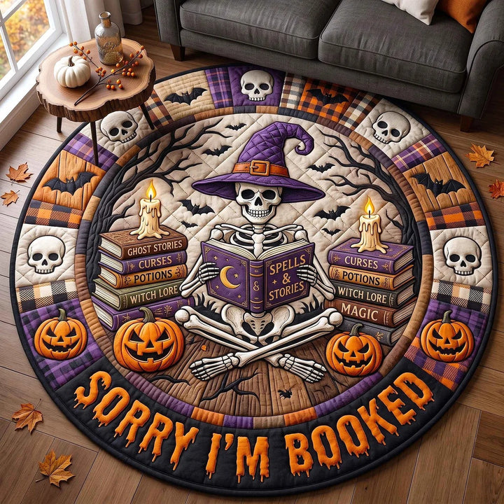 Halloween Themed Round Area Rug