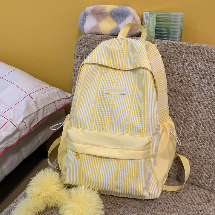 Stylish Striped Design Backpack Stornfield