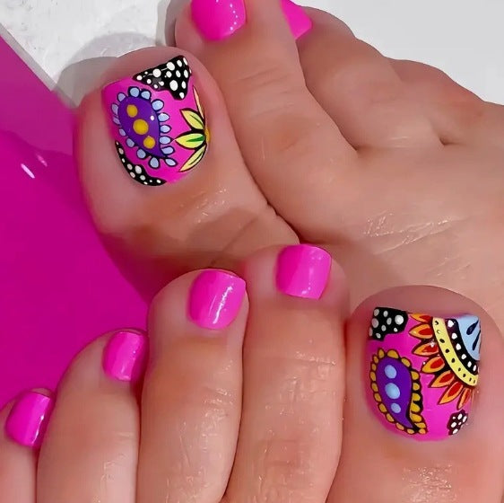 Decorative Pedicure Nail Art Enhancements Stornfield