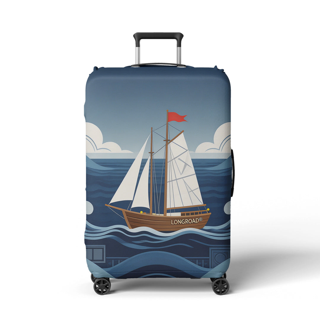 Women's suitcase cover with beach motif Stornfield