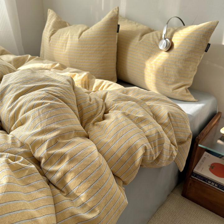 Cozy Gingham Duvet Cover Set