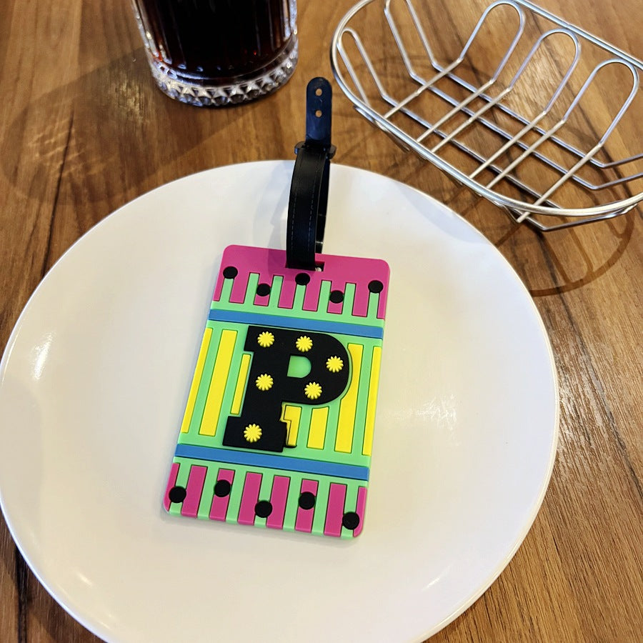Playful Alphabet Luggage Tag Stornfield