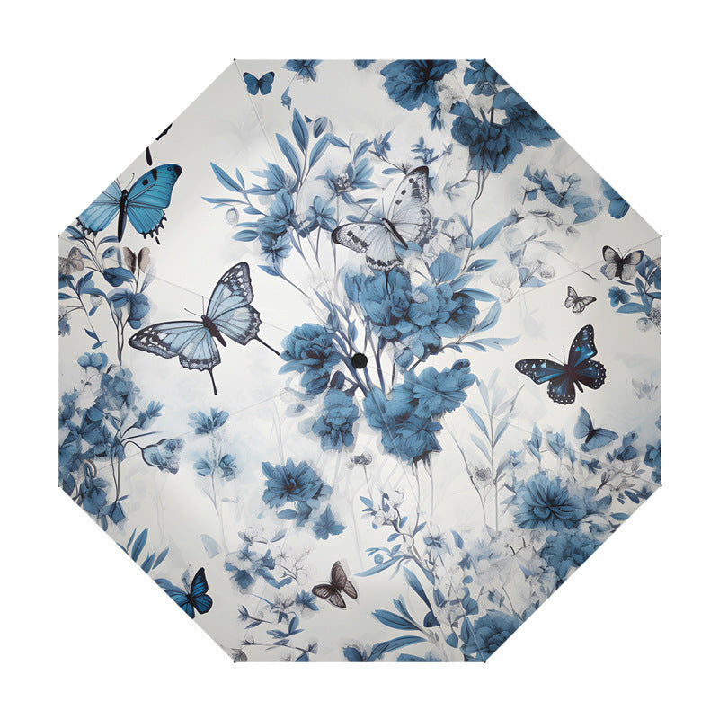Ladies elegant umbrella with floral design Stornfield