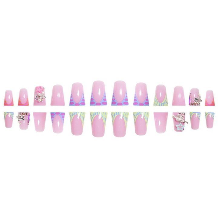 Decorative 3D Star-Embellished Nail Art Stornfield