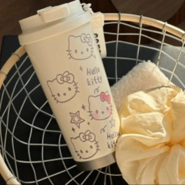 Ladies Insulated Coffee Mug with Funny Hello Kitty Design Stornfield
