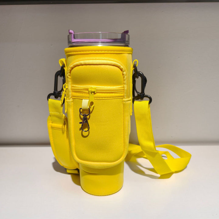 Ladies trendy and sparkling drinking bottle with shoulder bag Stornfield