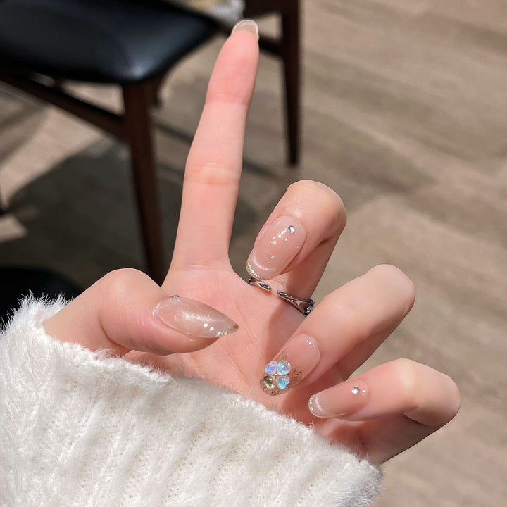 Decorative Floral Press-On Nail Art Stornfield