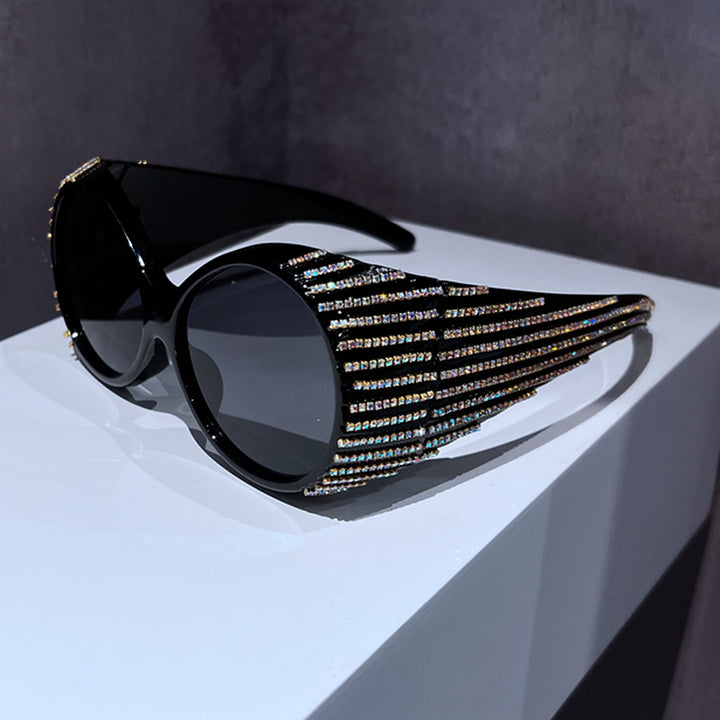 Ladies Glamorous Sunglasses with Sparkling Crystal Decorations Stornfield