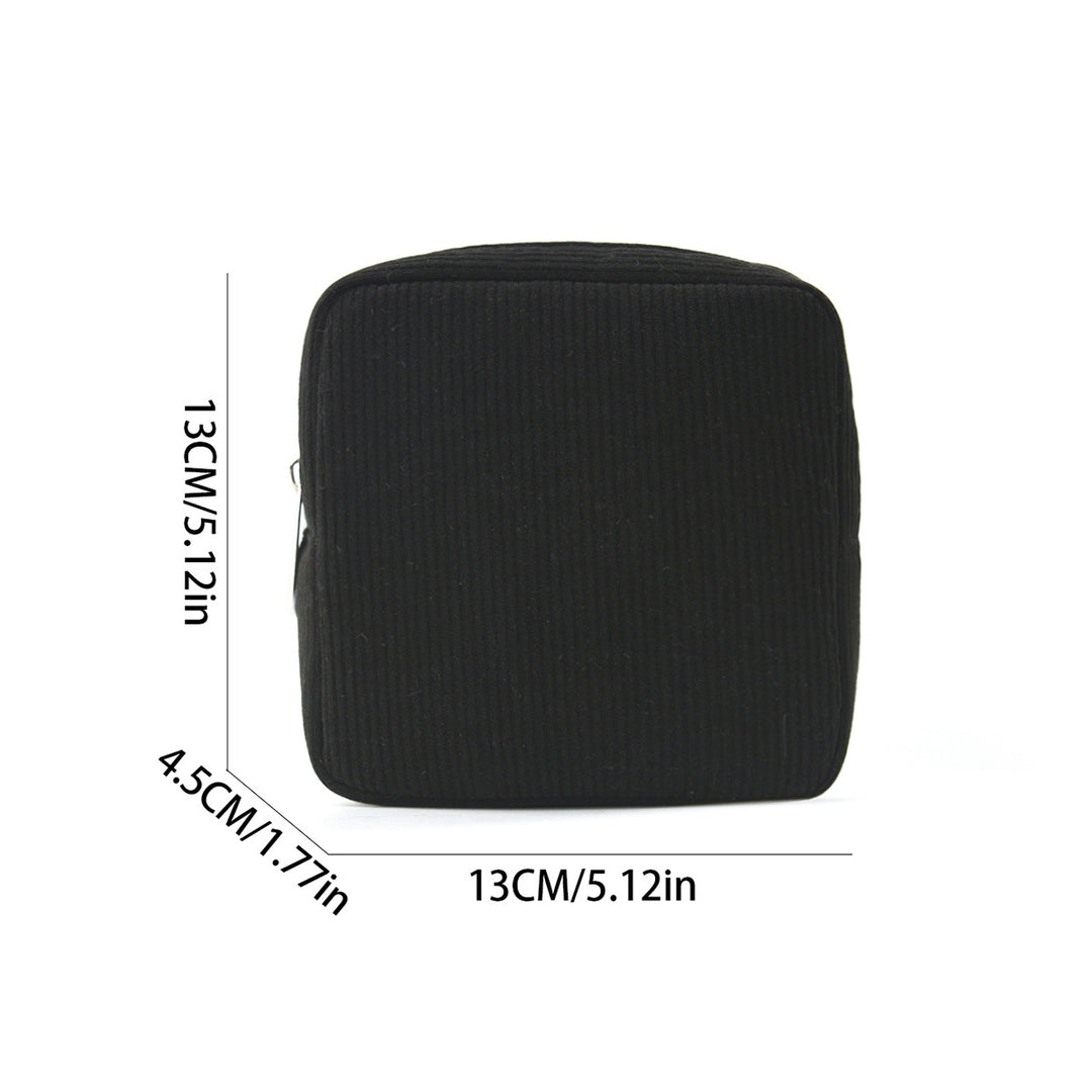 Cosmetic storage bag with structured surface Stornfield